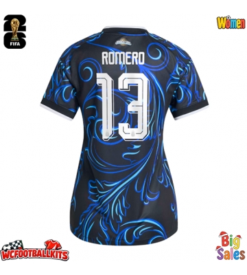 Argentina Cristian Romero #13 Replica Away Stadium Shirt for Women World Cup 2026 Short Sleeve